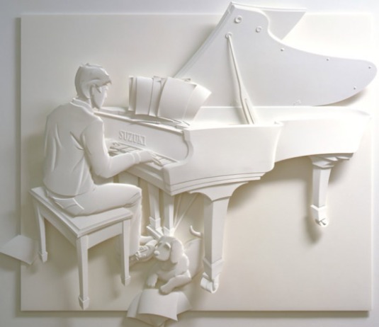 paper-art-man-on-piano